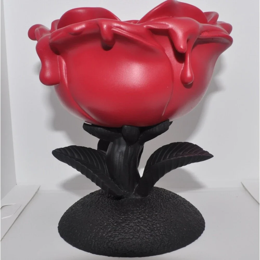 Bath & Body Works Halloween 2023 Dripping Rose Candle Holder - Picture 2 of 4